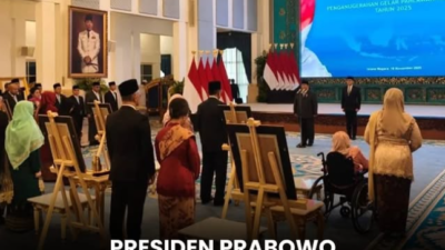 Presiden Prabowo Anugerahkan Gelar Pahlawan Nasional kepada 10 Tokoh Berjasa bagi Bangsa