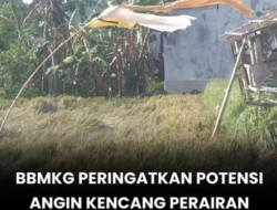 BBMKG Denpasar Keluarkan Peringatan Dini Angin Kencang di Perairan Bali 8–11 Maret 2026