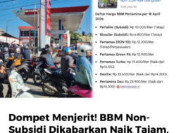 Isu Kenaikan Harga BBM Nonsubsidi Ramai Dibahas, Masyarakat Diminta Cek Informasi Resmi
