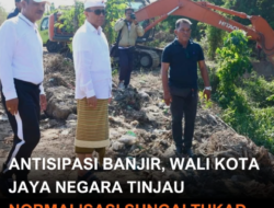 Antisipasi Banjir, Wali Kota Jaya Negara Tinjau Normalisasi Tukad Loloan Sanur Kauh